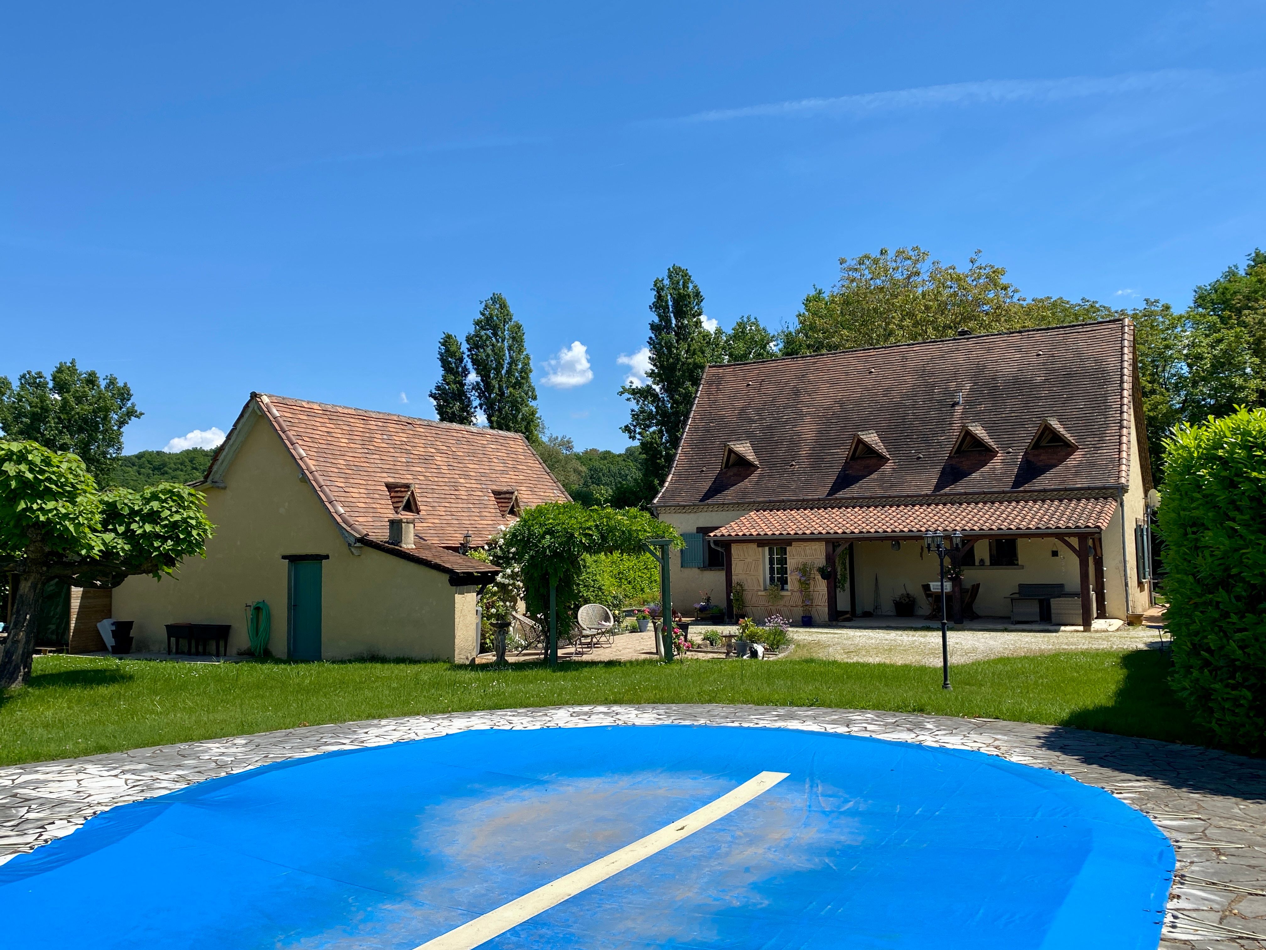 Périgourdine avec piscine sans vis à vis à Chalagnac
